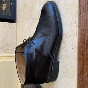 Ferragamo black shoe boots. Lace front. Size 11 1/2. Black leather Salvatore Ferragamo | Shoes | Ferragamo Black Shoe Boots  main image 3